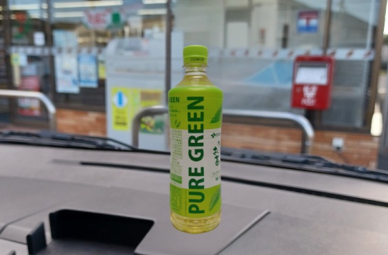 ピュアグリーンは、コンビニでも売られています。