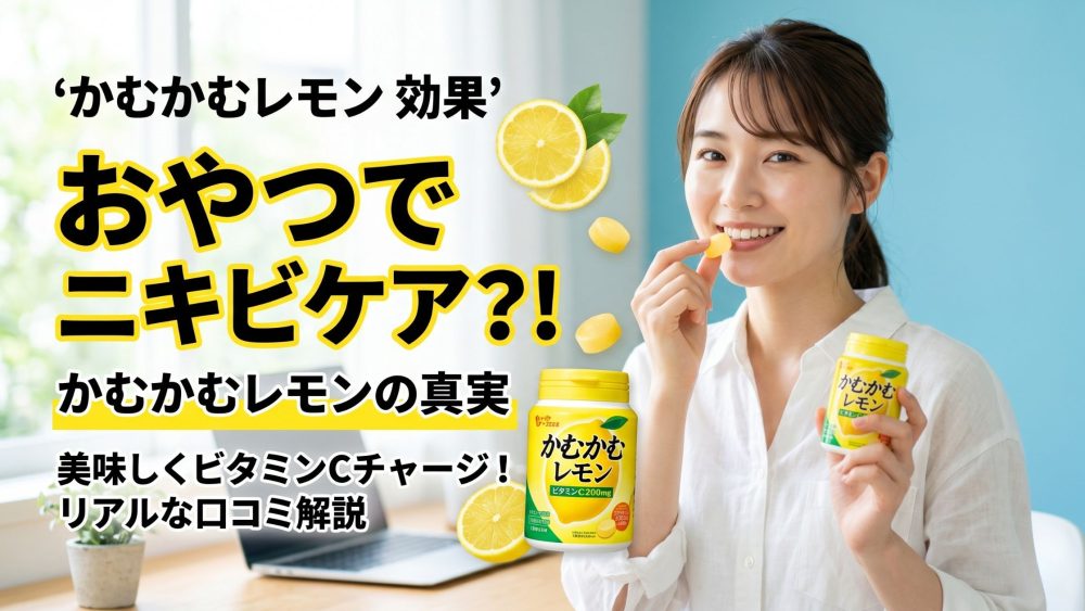 かむかむレモンをニキビケアで食べる