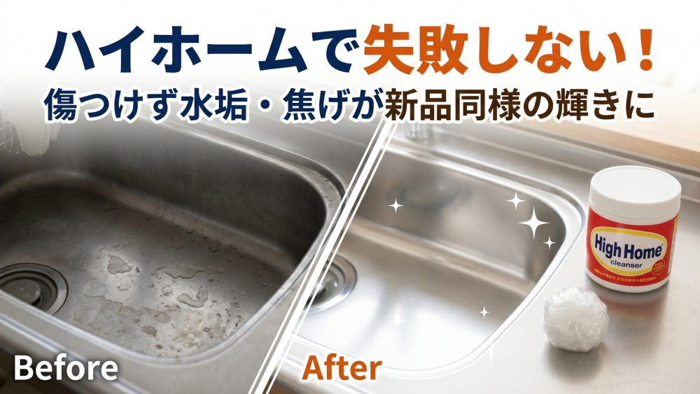 ハイホームの使用前と使用後の比較